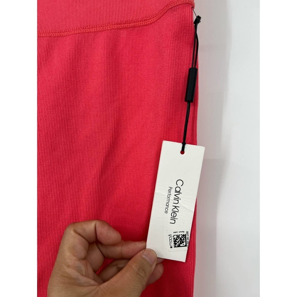 Calvin Klein Performance‎ Pink High Waist Leggings Women's Size L - Picture 4 of 4